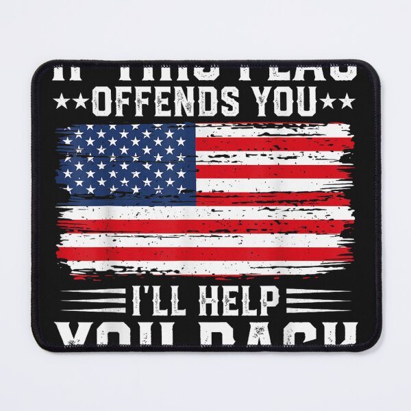 Item preview, Patriotic Fourth of July Store If This Offends You I'll Help You Pack USA American Flag designed and sold by forthelovat12.