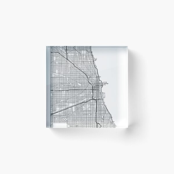 Item preview, Chicago Vintage City Map designed and sold by BoringClothes .