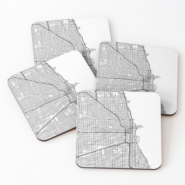 Item preview, Chicago Vintage City Map designed and sold by BoringClothes .