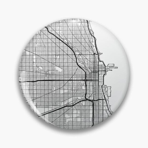 Item preview, Chicago Vintage City Map designed and sold by BoringClothes .