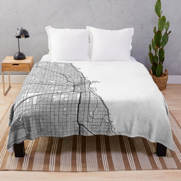 Item preview, Chicago Vintage City Map designed and sold by BoringClothes .