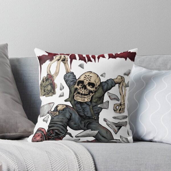Item preview, Vintage Red Typography Punk Rock Skull designed and sold by velvetsterling.