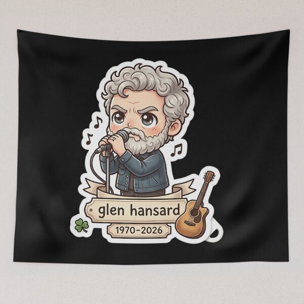Item preview, Glen Hansard Irish Folk Music Artist designed and sold by HaytamShop.