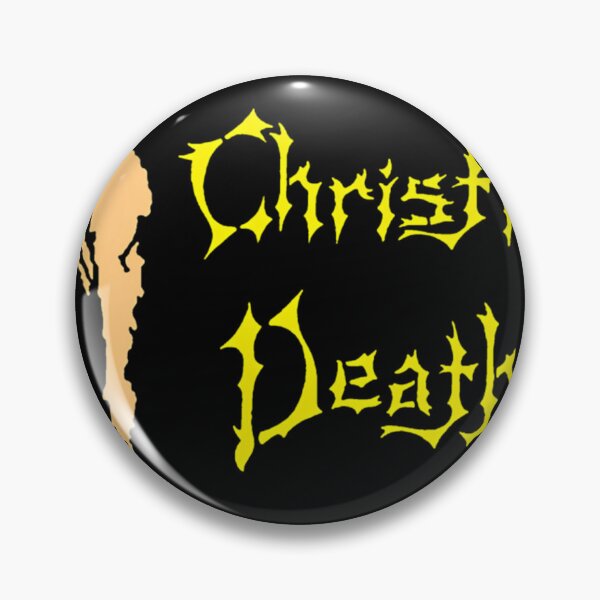 Item preview, Yellow Typography Deathrock designed and sold by ArcanaGlowCraft.