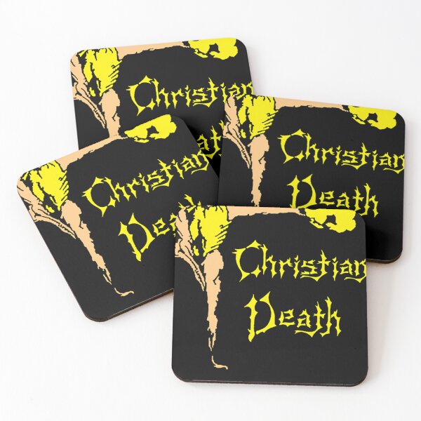 Item preview, Yellow Typography Deathrock designed and sold by ArcanaGlowCraft.