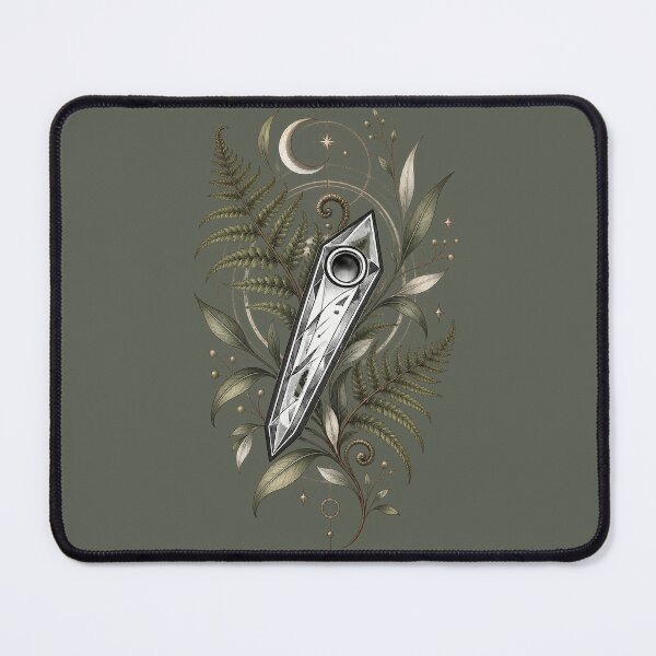 Item preview, Fern Whisper Minimal Botanical Crystal Art designed and sold by StoneOak.