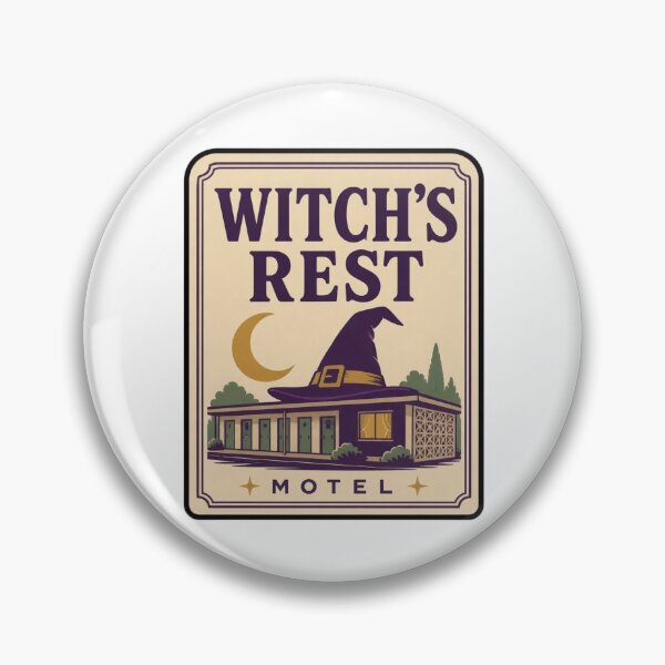 Item preview, Witch's Rest Motel Vintage Matchbook | Retro Witchy Matchbook Art Halloween designed and sold by StickyGuys.
