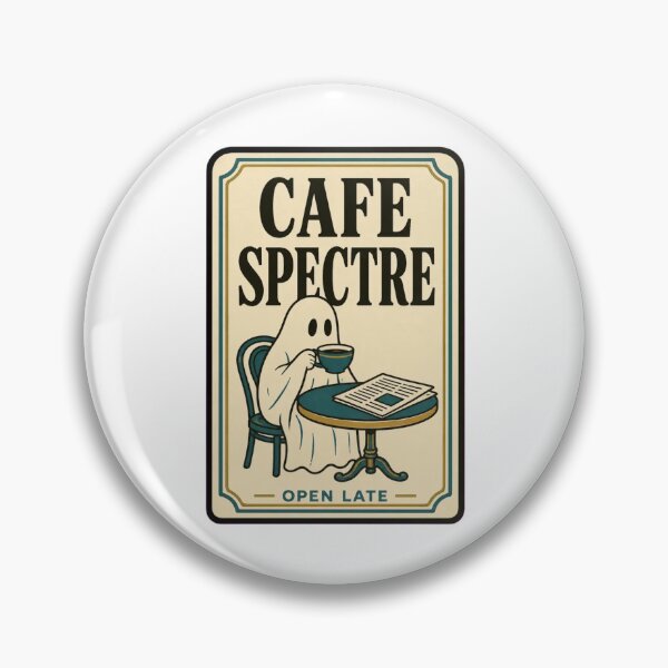 Item preview, Cafe Spectre Vintage Matchbook | Retro Ghost Coffee Matchbook Art Halloween designed and sold by StickyGuys.