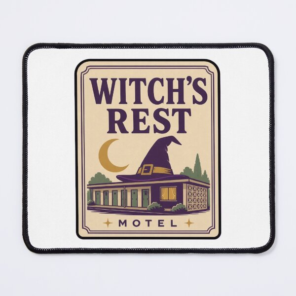 Item preview, Witch's Rest Motel Vintage Matchbook | Retro Witchy Matchbook Art Halloween designed and sold by StickyGuys.
