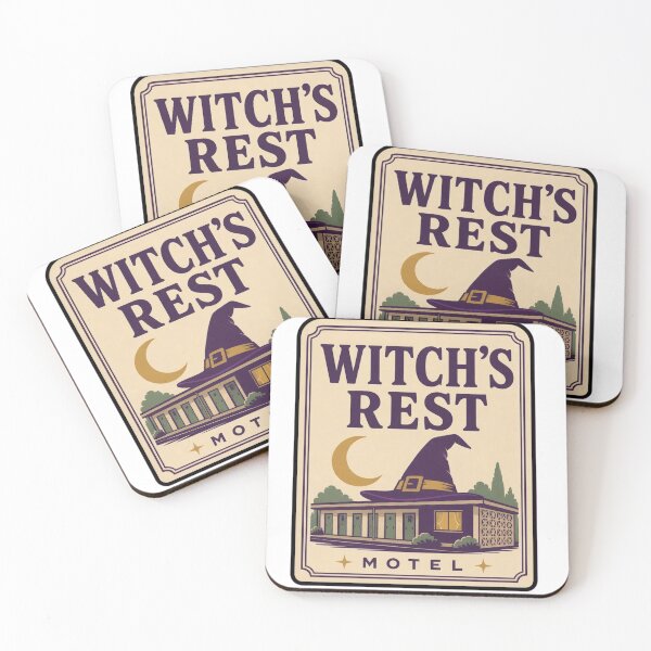 Item preview, Witch's Rest Motel Vintage Matchbook | Retro Witchy Matchbook Art Halloween designed and sold by StickyGuys.