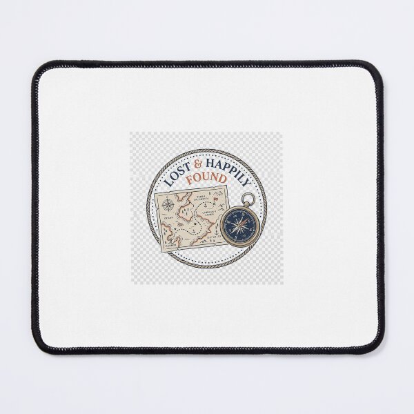 Item preview, Lost And Happily Found Vintage Travel Minimalist Design designed and sold by ImagineDraws.