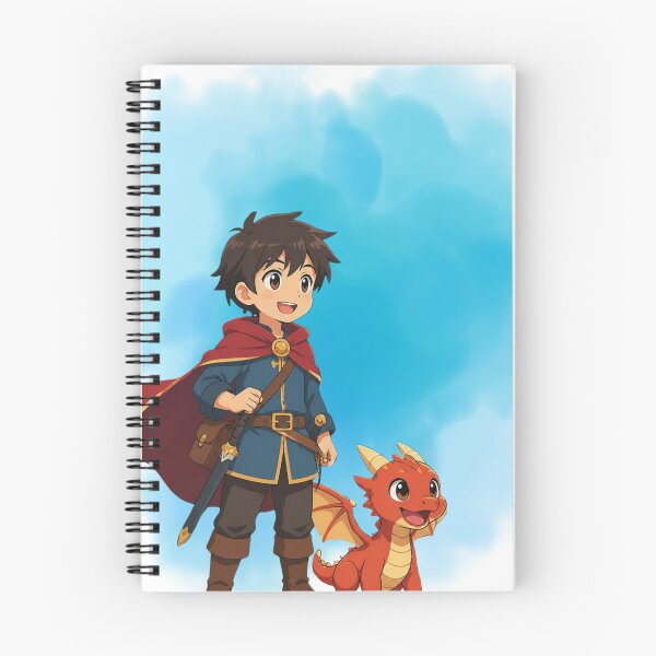 Item preview, Little Adventurer Boy and His Baby Dragon Companion designed and sold by Mohamed  Ramadan.
