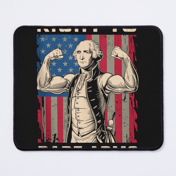 Item preview, Right To Bare Arms USA 4th July Funny George Washington Tank Top designed and sold by forthelovat12.
