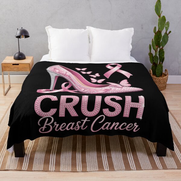 Item preview, Crush Breast Cancer Awareness Pink Ribbon designed and sold by Nahkolahmom.