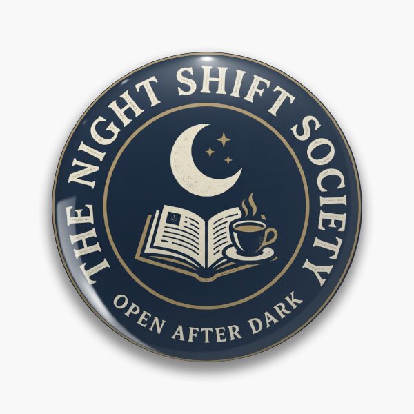 Item preview, The Night Shift Society Vintage Moon Coffee Book Design designed and sold by ImagineDraws.