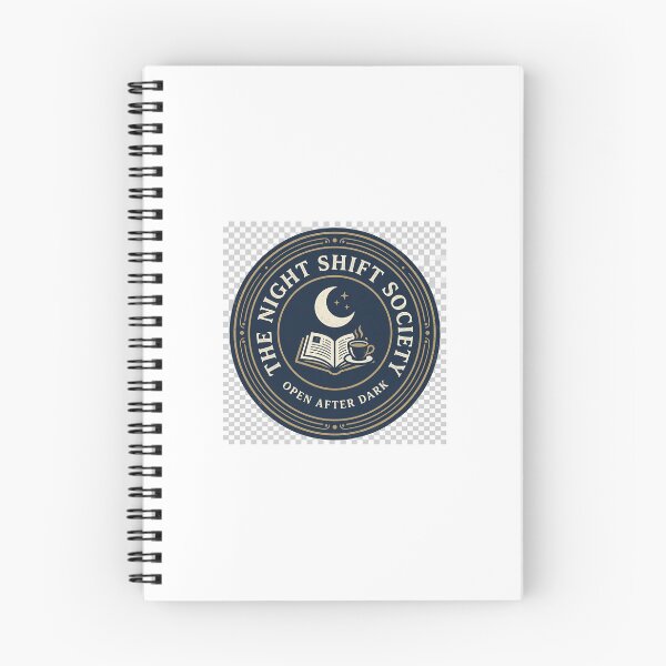 Item preview, The Night Shift Society Vintage Moon Coffee Book Design designed and sold by ImagineDraws.
