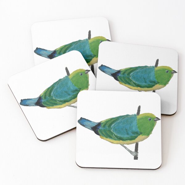 Item preview, Blue-naped Chlorophonia designed and sold by woodland-towers.