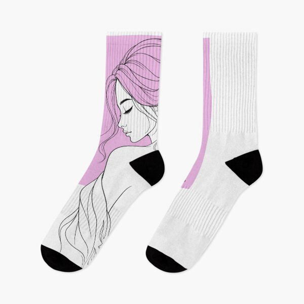 Item preview, beauty woman line art designed and sold by ngangkangart.