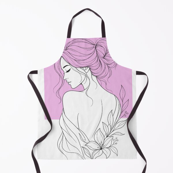 Item preview, beauty woman line art designed and sold by ngangkangart.