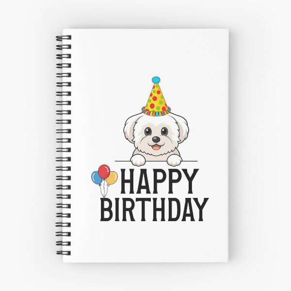 Item preview, Happy Bichon Frise Birthday designed and sold by TheAnimalZ00.