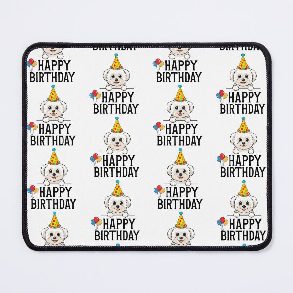 Item preview, Happy Bichon Frise Birthday designed and sold by TheAnimalZ00.