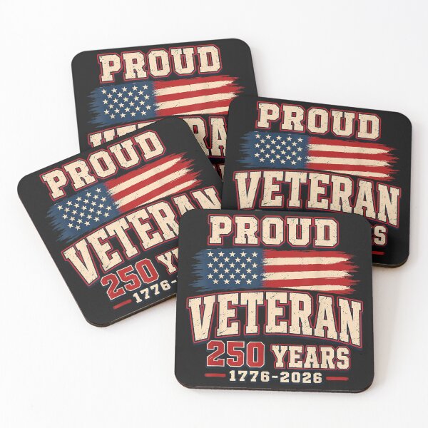 Item preview, Proud Veteran 250 Years America 1776 2026 Patriotic USA Flag designed and sold by forthelovat12.