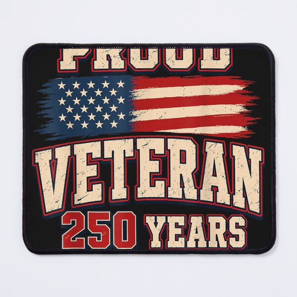 Item preview, Proud Veteran 250 Years America 1776 2026 Patriotic USA Flag designed and sold by forthelovat12.