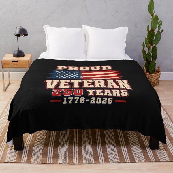 Item preview, Proud Veteran 250 Years America 1776 2026 Patriotic USA Flag designed and sold by forthelovat12.