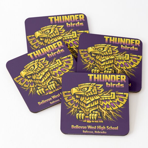 Item preview, Thunderbirds - Bellevue West High School - Light Variant designed and sold by Omaha Jones T-Shirts and More.