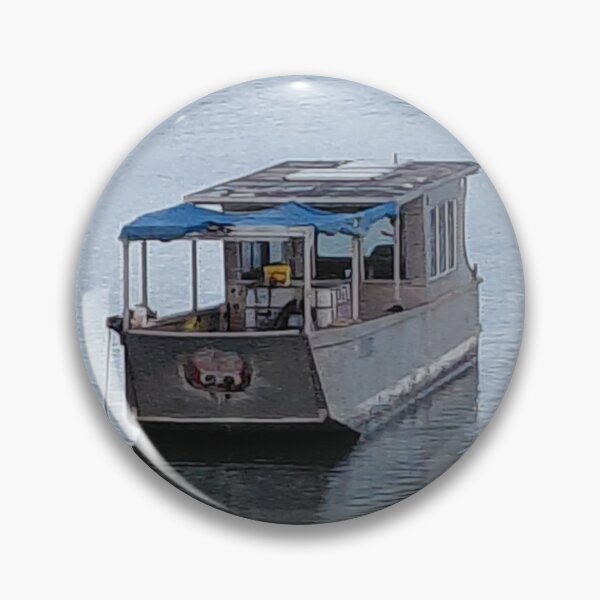 Item preview, Boat in a river in South Townsville designed and sold by pbchan.