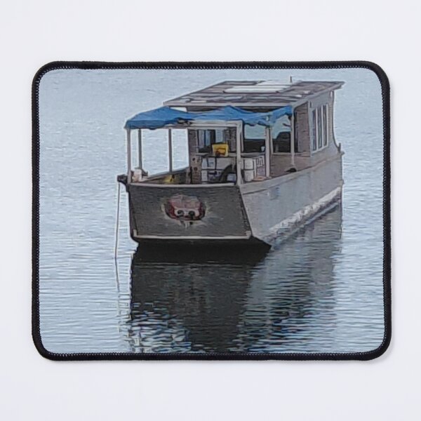 Item preview, Boat in a river in South Townsville designed and sold by pbchan.