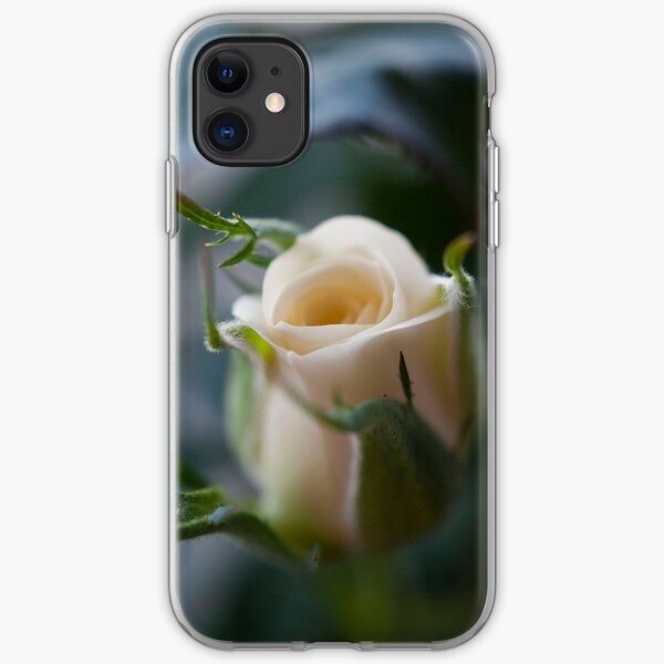 White Rose iPhone Soft Case