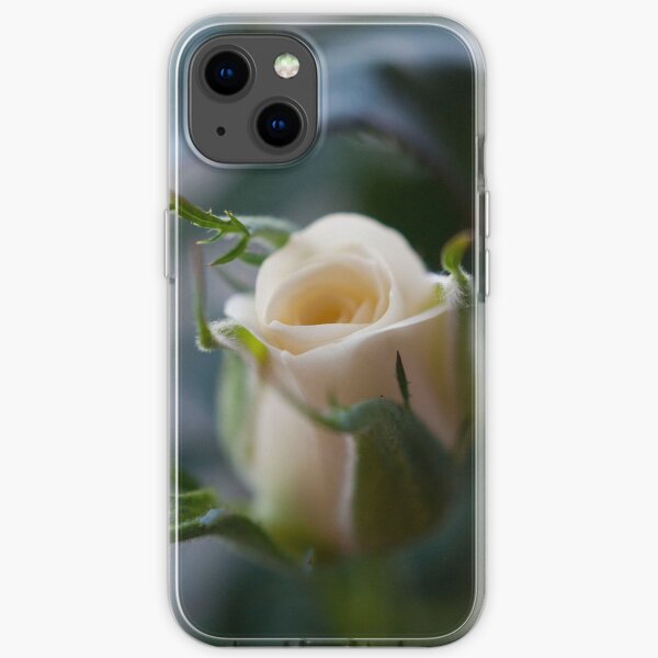 White Rose iPhone Soft Case
