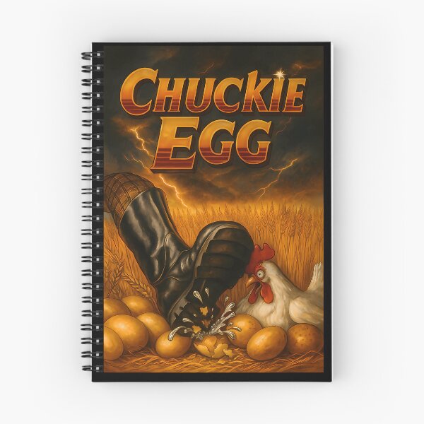Item preview, Heavy Boot Crushing Egg Beside Scared Hen In Wheat Field designed and sold by Cognatus.