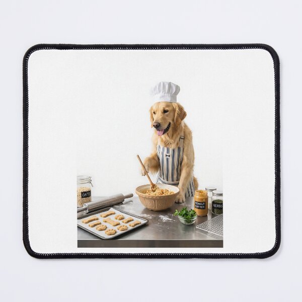 Item preview, Chef Golden Retriever Gourmet Treats designed and sold by PictoVibe.