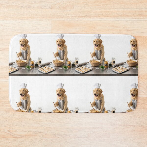 Item preview, Chef Golden Retriever Gourmet Treats designed and sold by PictoVibe.