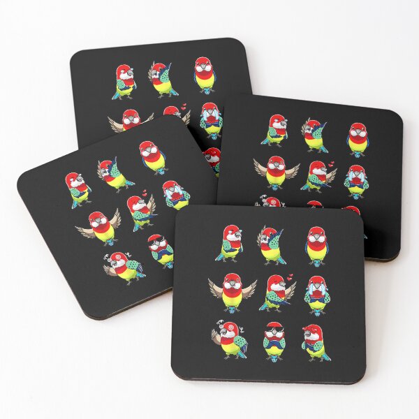 Item preview, Eastern Rosella Bird designed and sold by goombi-creative.