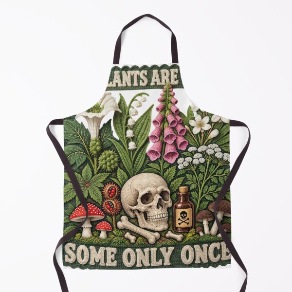 Item preview, All Plants Are Edible Crochet Shirt, Funny Plant Tee, Crochet Botanical T-Shirt, Gothic Garden Shirt, Mushroom Graphic, Plant Lover Gift, Dark Cottagecore, Witchy Nature Tee designed and sold by MOELYA.