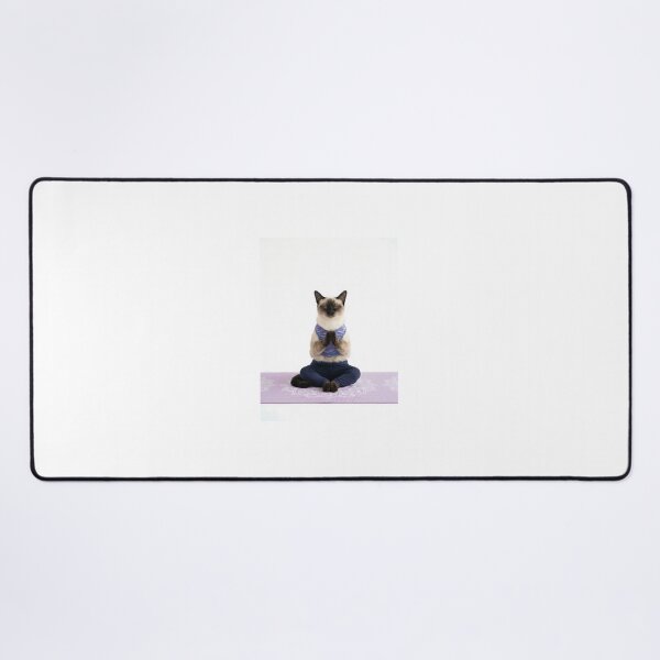 Item preview, Zen Siamese Cat Yoga Master designed and sold by PictoVibe.