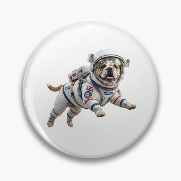 Item preview, Bulldog Astronaut Space Explorer designed and sold by PictoVibe.