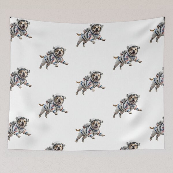 Item preview, Bulldog Astronaut Space Explorer designed and sold by PictoVibe.