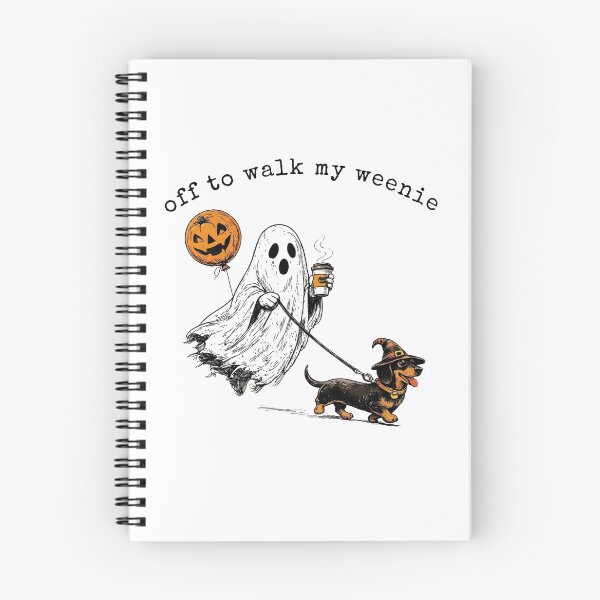 Item preview, Off to Walk My Weenie Halloweenie designed and sold by To101ARt.