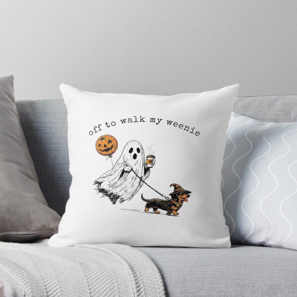 Item preview, Off to Walk My Weenie Halloweenie designed and sold by To101ARt.