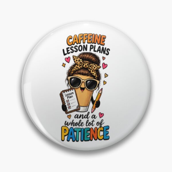 Item preview, Caffeine and Lesson Plans - Funny Teacher designed and sold by joy-Moons.