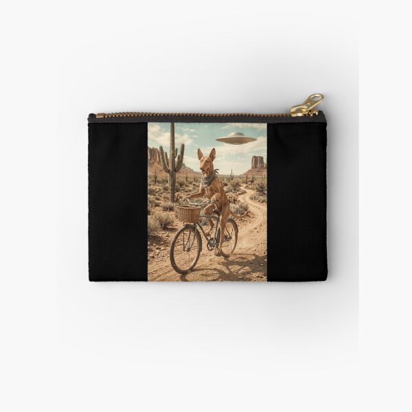Item preview, Pharaoh Hound Riding Bike Wild West Western UFO Dog Lover designed and sold by dian-rody-crest.