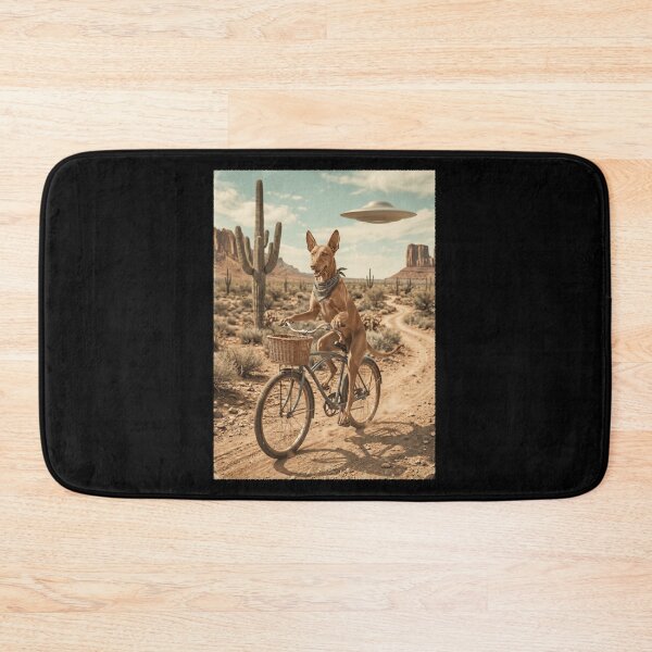 Item preview, Pharaoh Hound Riding Bike Wild West Western UFO Dog Lover designed and sold by dian-rody-crest.