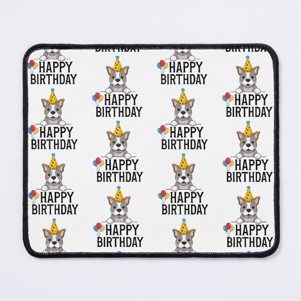 Item preview, Happy Bull Terrier Birthday designed and sold by TheAnimalZ00.