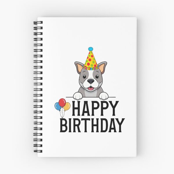 Item preview, Happy Bull Terrier Birthday designed and sold by TheAnimalZ00.