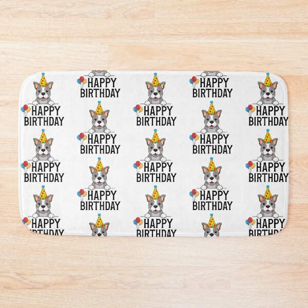 Item preview, Happy Bull Terrier Birthday designed and sold by TheAnimalZ00.