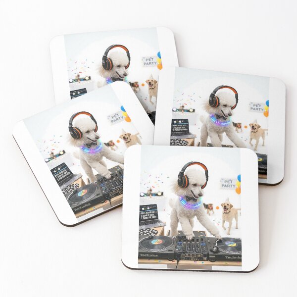 Item preview, Poodle DJ Turntable Master designed and sold by PictoVibe.